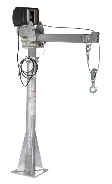 AC POWERED JIB CRANE 2K 3-5 FT BOOM GALV - Model WTJ203ACGAL